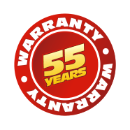 55 years warranty